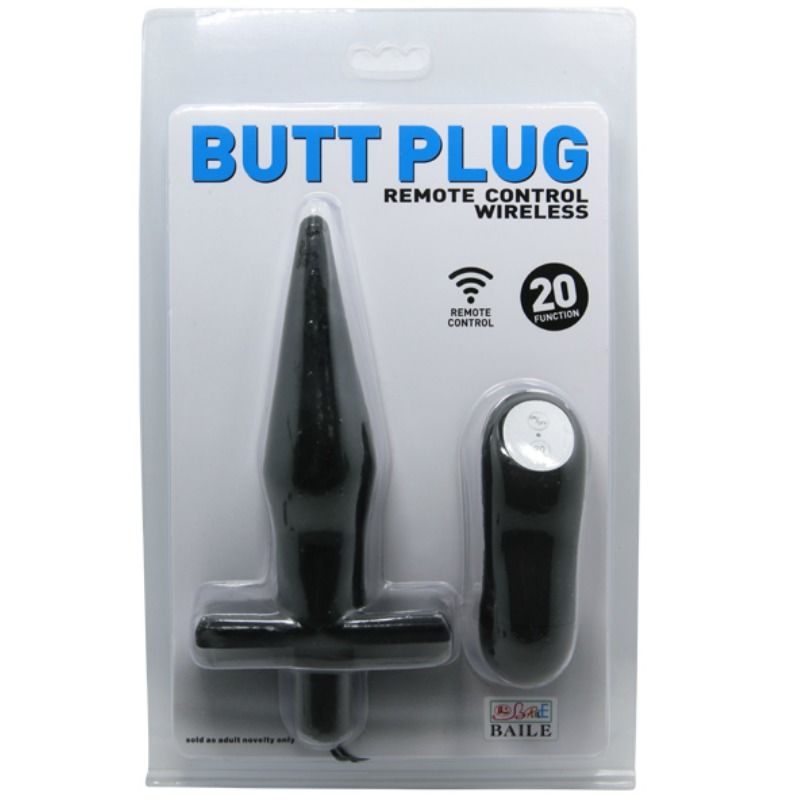 BAILE - plug anal DANCEBUTT avec vibration noir