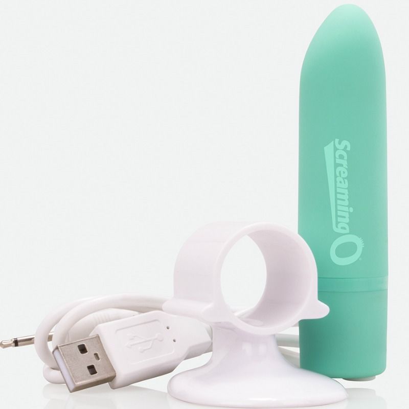 SCREAMING O - POSITIVE vibromasseur rechargeable vert