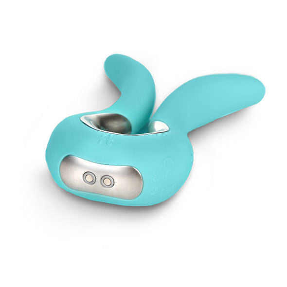 G-VIBE – MINI vibromasseur double turquoise