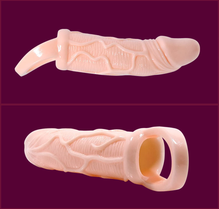 BAILE - extension de pénis avec vibration et sangle pour testicules 13.5 cm