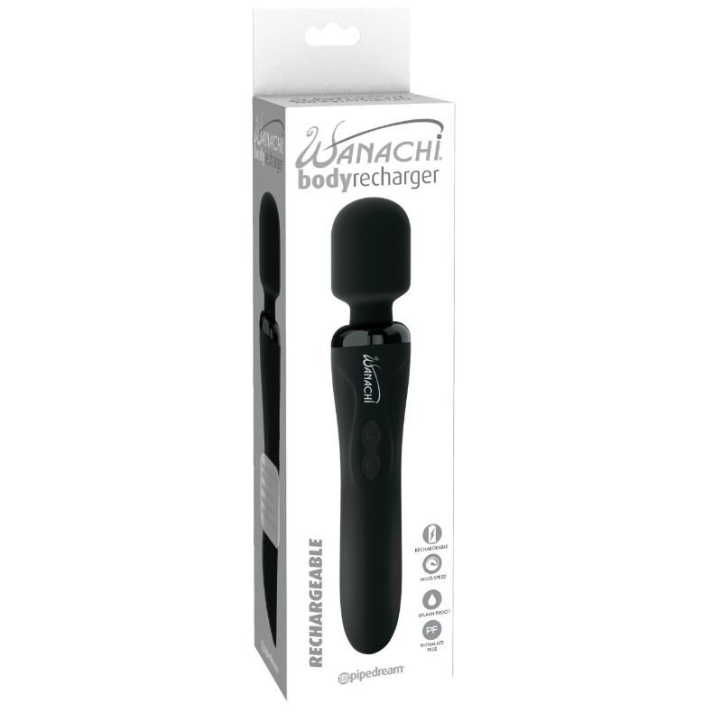 WANACHI – vibromasseur type WAND noir