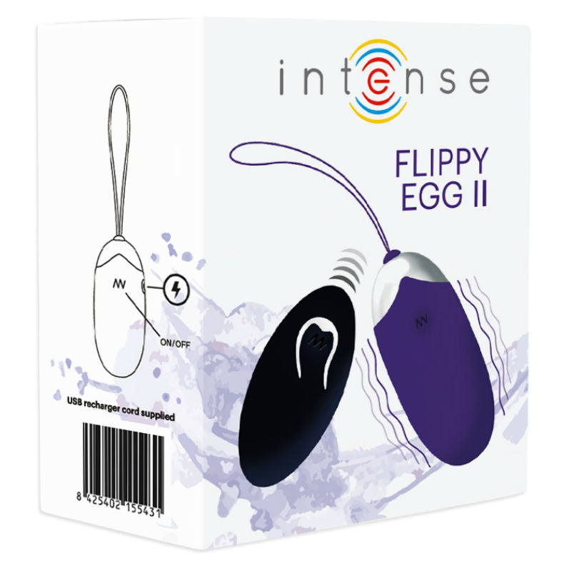 INTENSE - oeuf vibrant FLIPPY 2 télécommandé violet