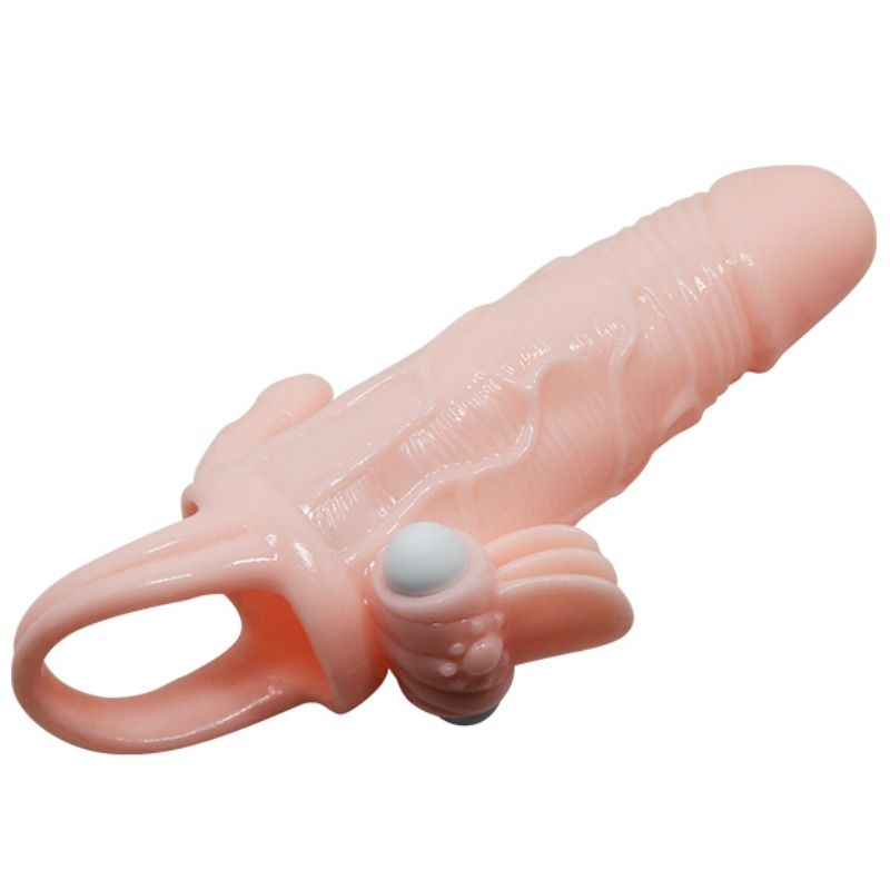 BAILE – BRAVEMAN extenseur de pénis réaliste stimulation clitoris et anal 16.5 cm