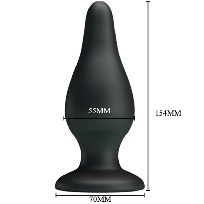 PRETTY LOVE - plug anal ergonomique en silicone 15.4 cm