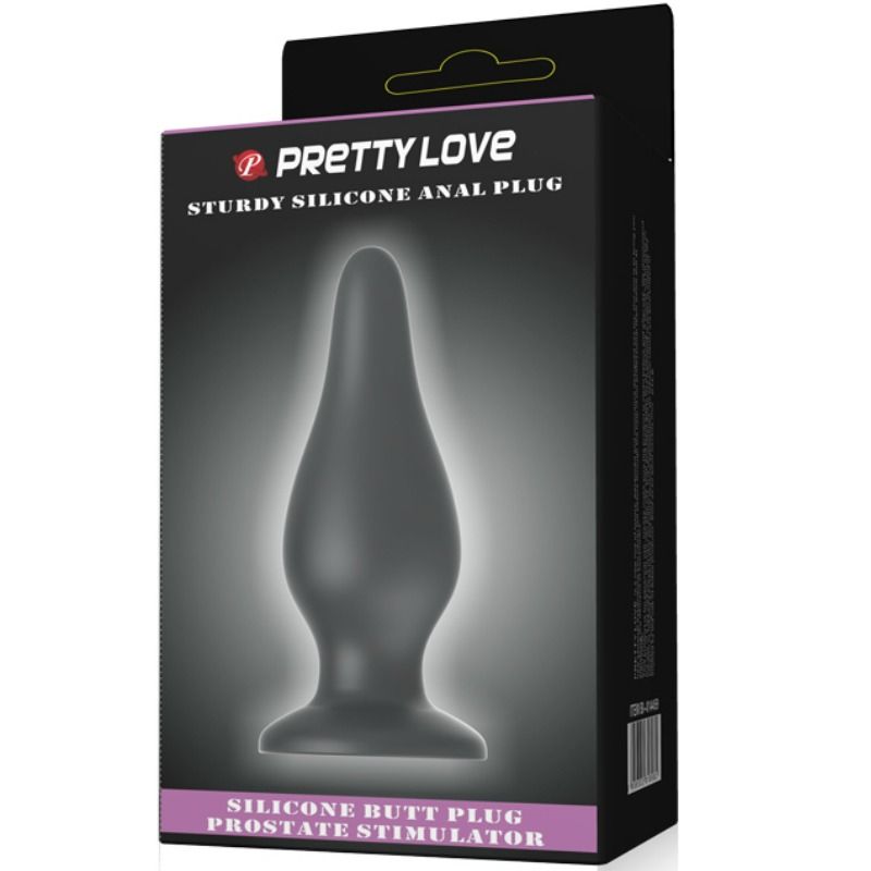 PRETTY LOVE - plug anal ergonomique en silicone 15.4 cm