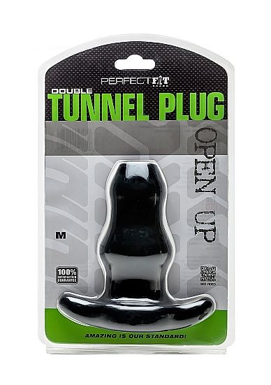 PERFECT FIT - DOUBLETUNNELCLUB plug anal taille M noir