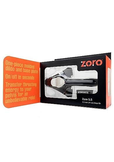 PERFECT FIT - ZORO gode-ceinture 5.5 w S/M noir