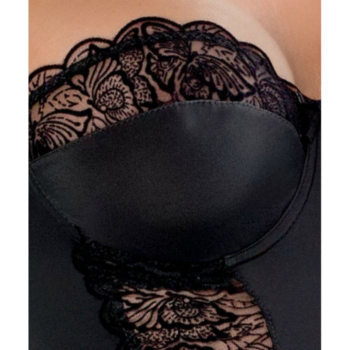 CASMIR - nuisette sensuelle noire transparente LIA