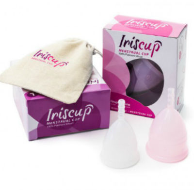 IRISCUP - PETITE TASSE DU MOIS ROSE A + SAC STÉRILISATEUR OFFERT