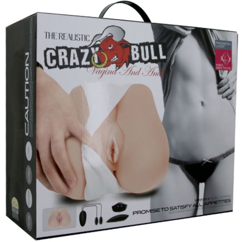 CRAZY BULL – masturbateur en forme de vagin et anus réalistes