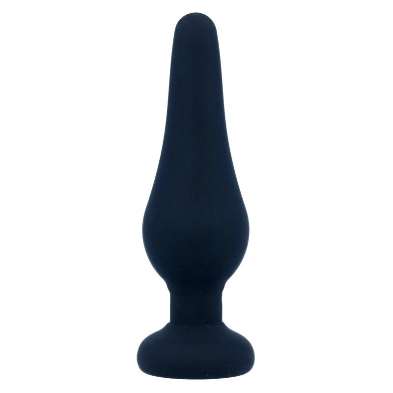 INTENSE - plug anal PIPO taille S silicone noir 9,8 cm