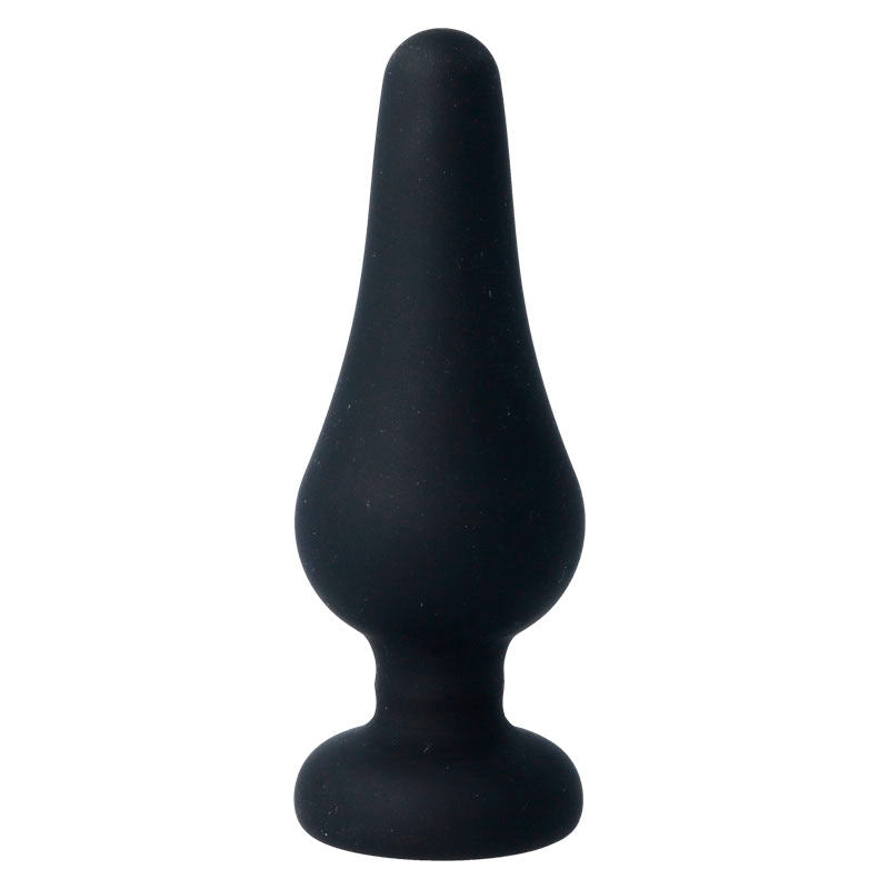 INTENSE - plug anal PIPO taille L silicone noir 13 cm