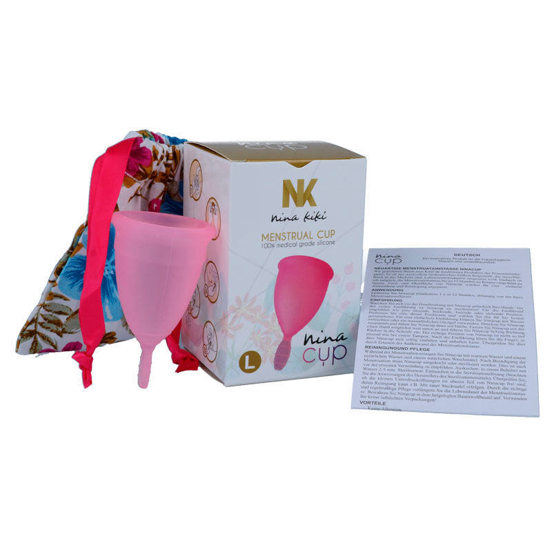 NINA KIKÍ - COUPE MENSTRUELLE ROSE TAILLE L