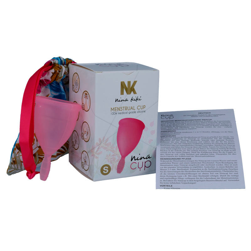 NINA KIKÍ - COUPE MENSTRUELLE ROSE TAILLE S