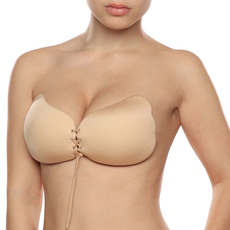 BYE-BRA - lace-it renforcement push-up beige bonnet a