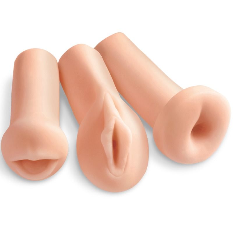 EXTREME TOYZ - ALL-3-HOLES triple masturbateur (anus, vagin, bouche)