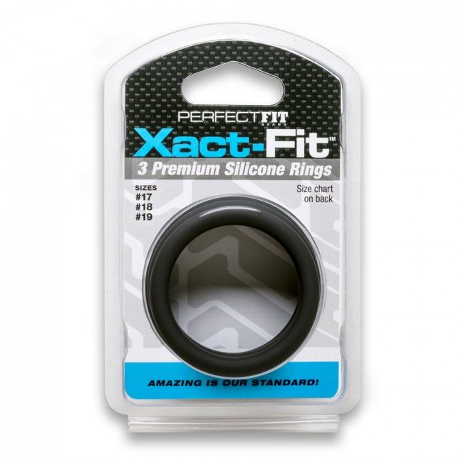 PERFECT FIT - kit 3 anneaux péniens XACTFIT 17/18/19 pouces