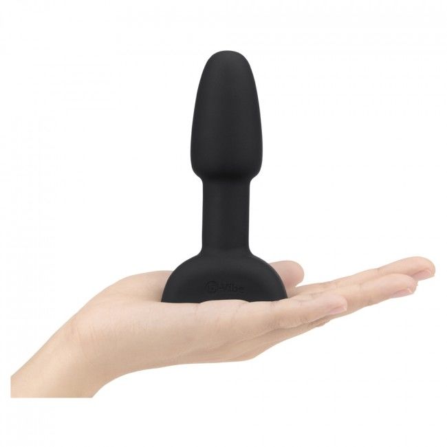 B-VIBE - RIMMING TÉLÉCOMMANDE PLUG ANAL PETITE NOIR