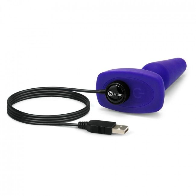 B-VIBE – TRIO plug anal vibrant télécommandé violet