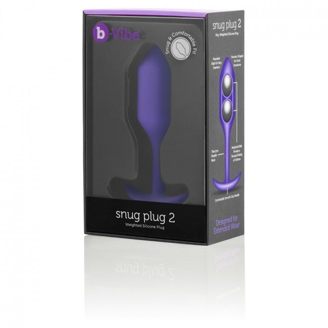 B-VIBE - plug anal SNUG 2 violet