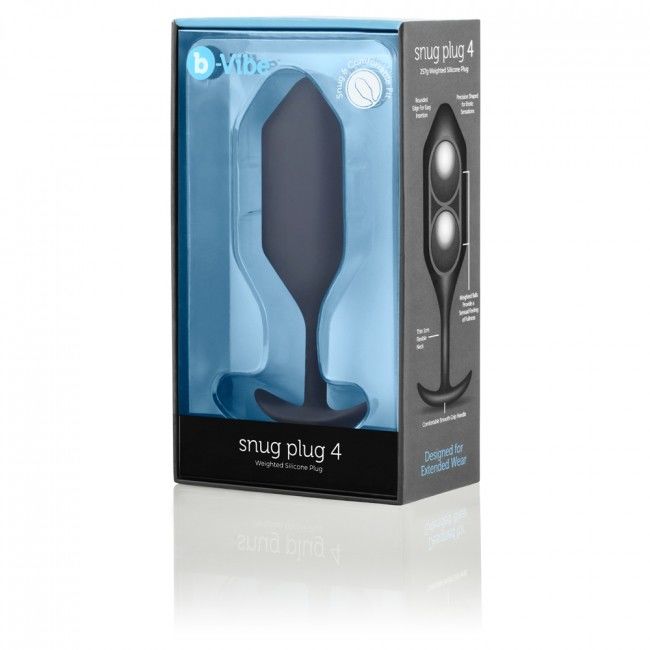 B-VIBE – SNUG plug anal 4 noir