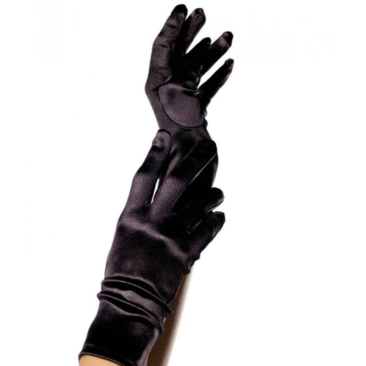 LEGAVENUE - gants sensuels satin noir