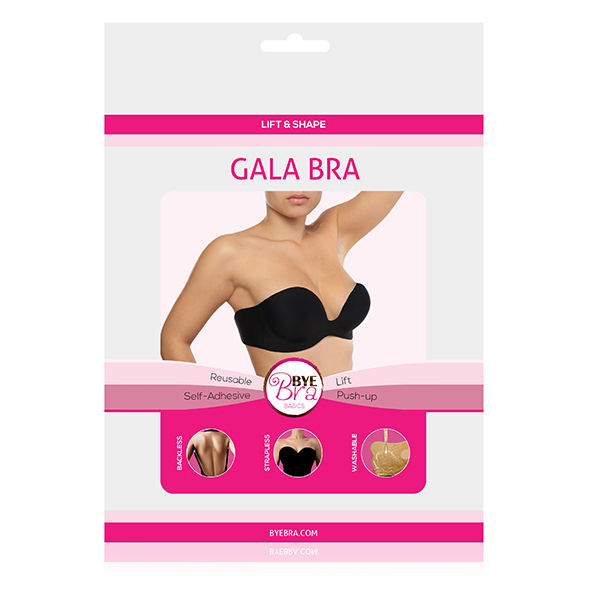 BYE-BRA - soutien-gorge sans bretelle bonnet c noir