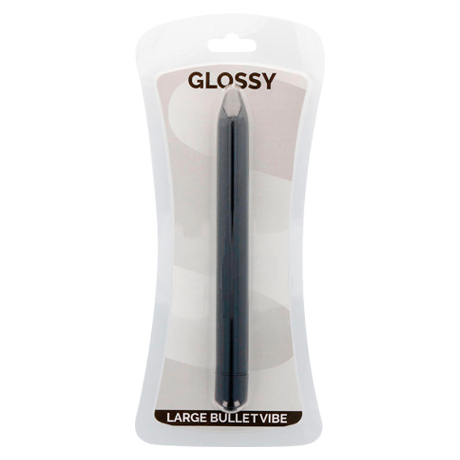 GLOSSY - vibromasseur SLIMDEEP noir