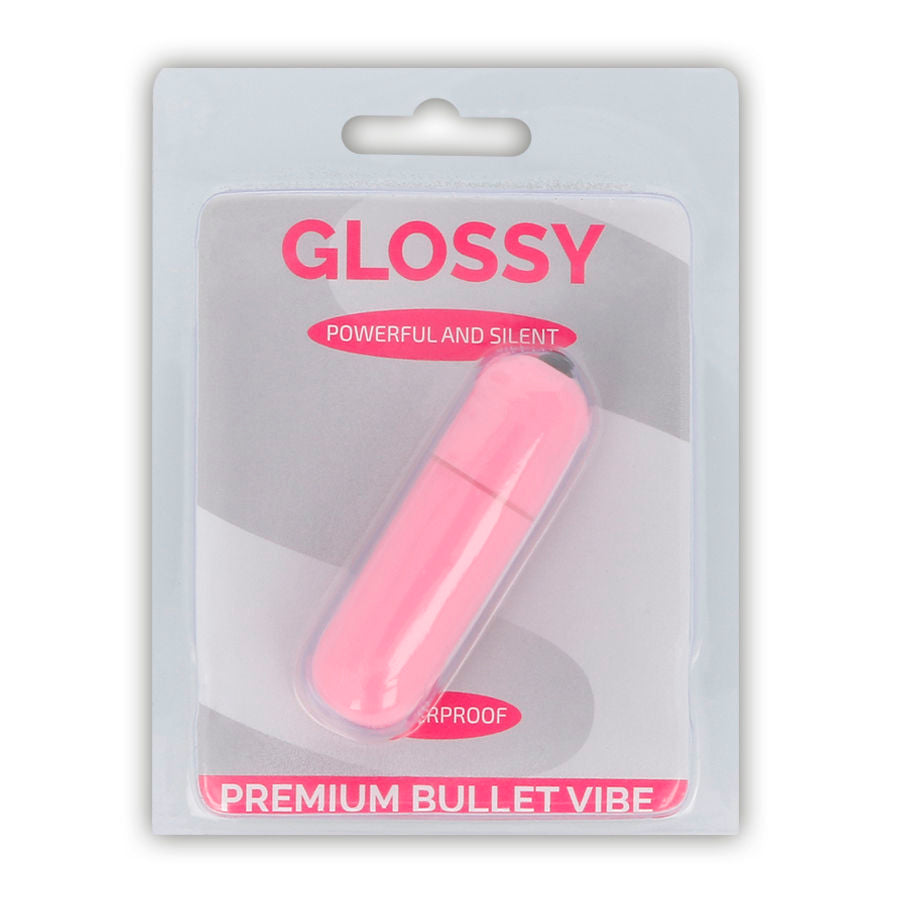 GLOSSY - oeuf vibrant PREMIUM BULLET VIBE 10v rose