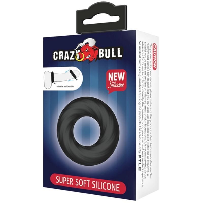 CRAZY BULL – anneau pénien en silicone super doux