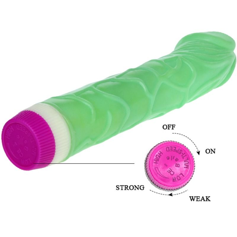 BAILE - vibromasseur WAVES OF PLEASURE 23 cm vert