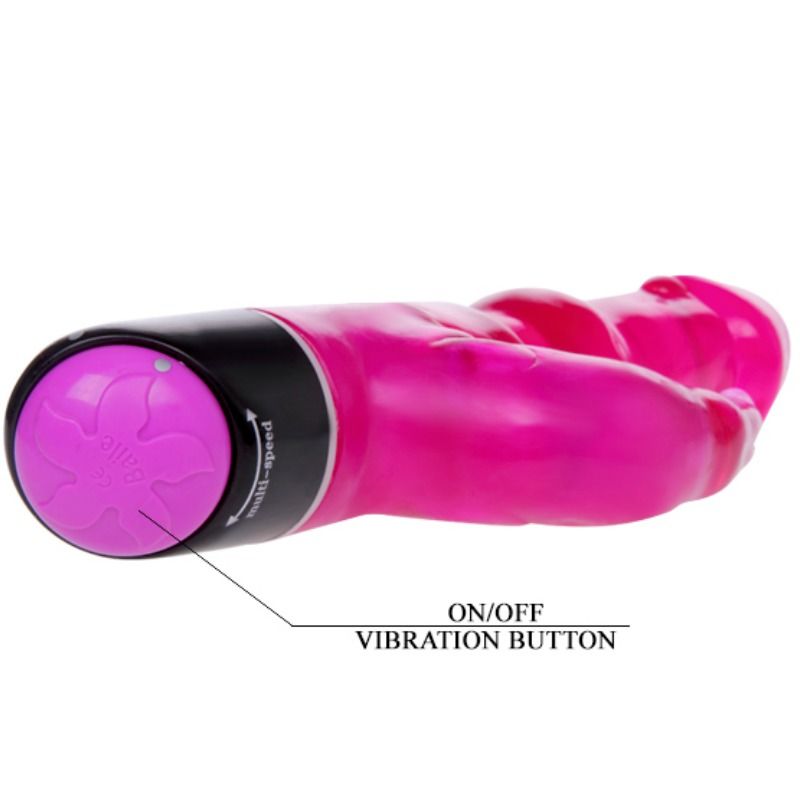 BAILE - vibromasseur lapin WAVES PLEASURE rose 23 cm