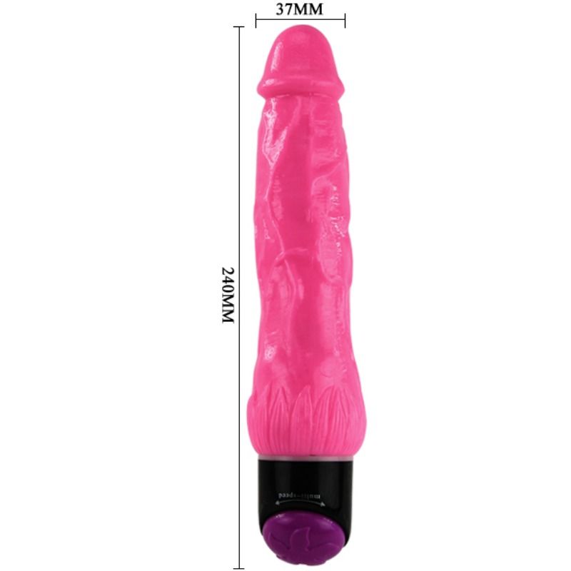 BAILE - vibromasseur réaliste COLORFULSEX rose 24 cm