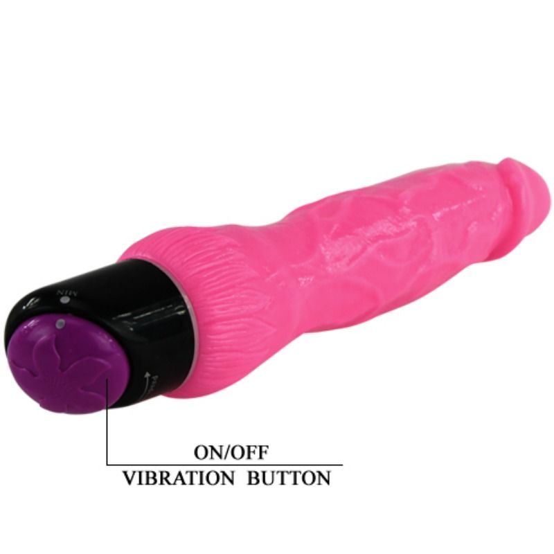 BAILE - vibromasseur réaliste COLORFULSEX rose 24 cm