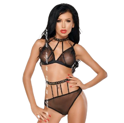 MESEDUCE - DOA ensemble lingerie sensuel deux pièces noir