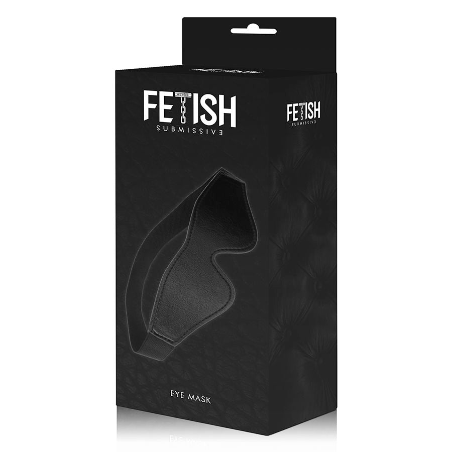 FETISH SUBMISSIVE - masque en cuir végan avec doublure en néoprène