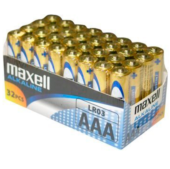 MAXELL - batterie AAA LR03 pack*32  unités