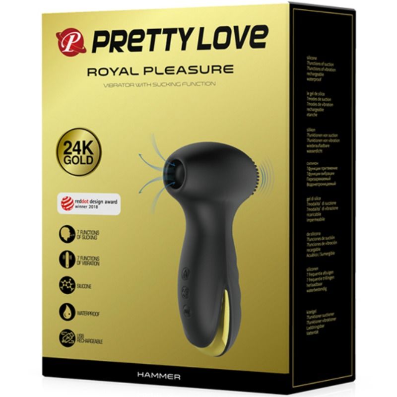 PRETTY LOVE - SMART HAMMER vibration et aspiration