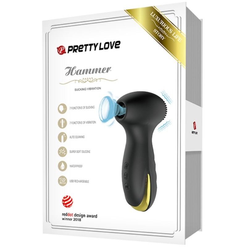 PRETTY LOVE - SMART HAMMER vibration et aspiration