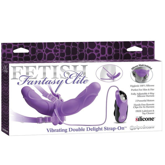 FETISHFANTASY – gode-ceinture vibromasseur double violet