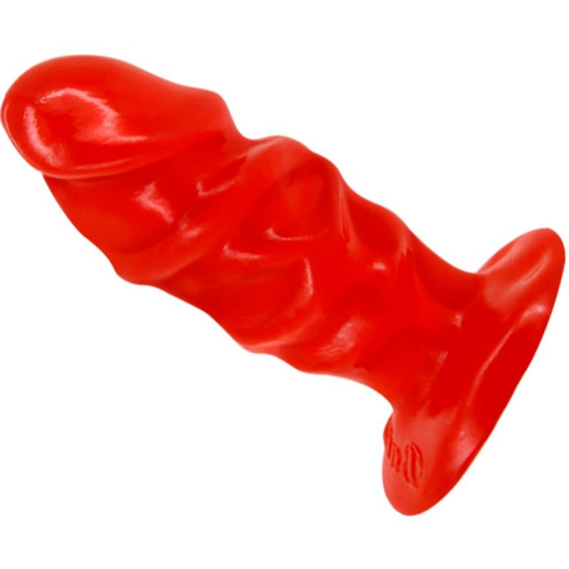 BAILE - plug anal unisexe avec ventouse rouge