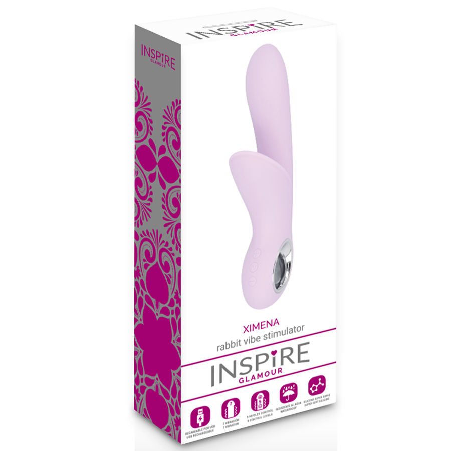 INSPIRE GLAMOUR – XIMENA vibromasseur lapin violet clair