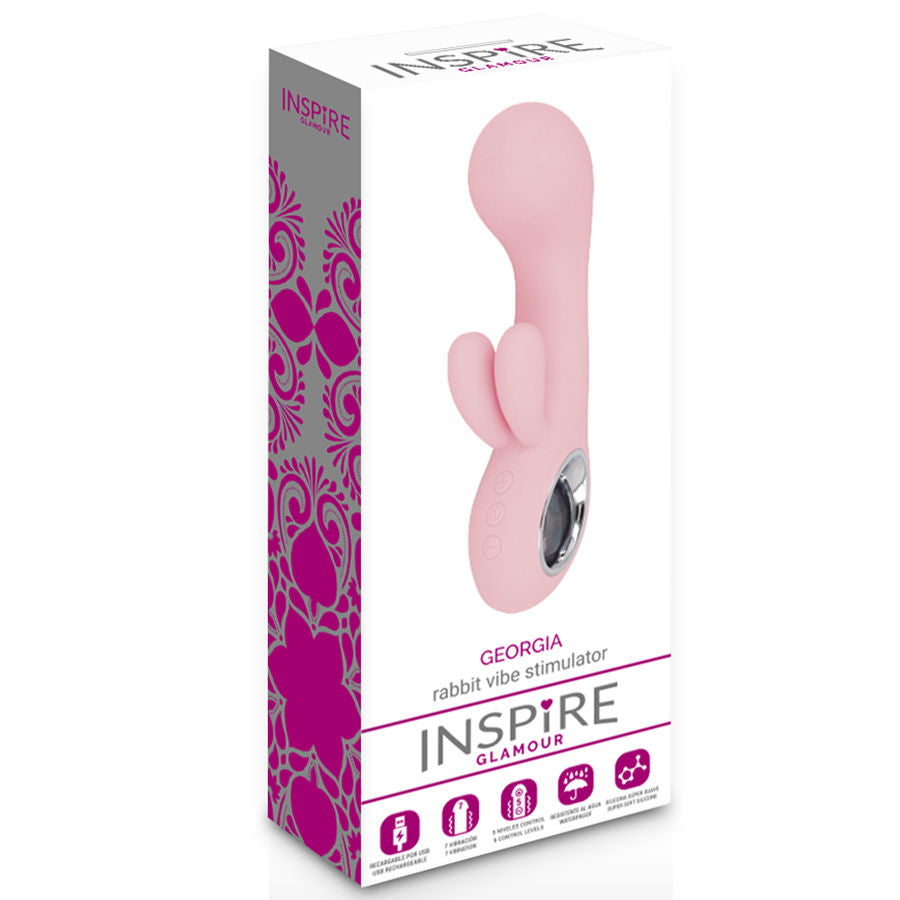 INSPIRE GLAMOUR - GEORGIA vibromasseur lapin rose