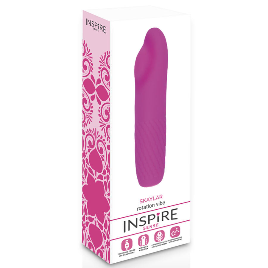 INSPIRE SENSE – SKAYLAR vibromasseur avec rotation violet