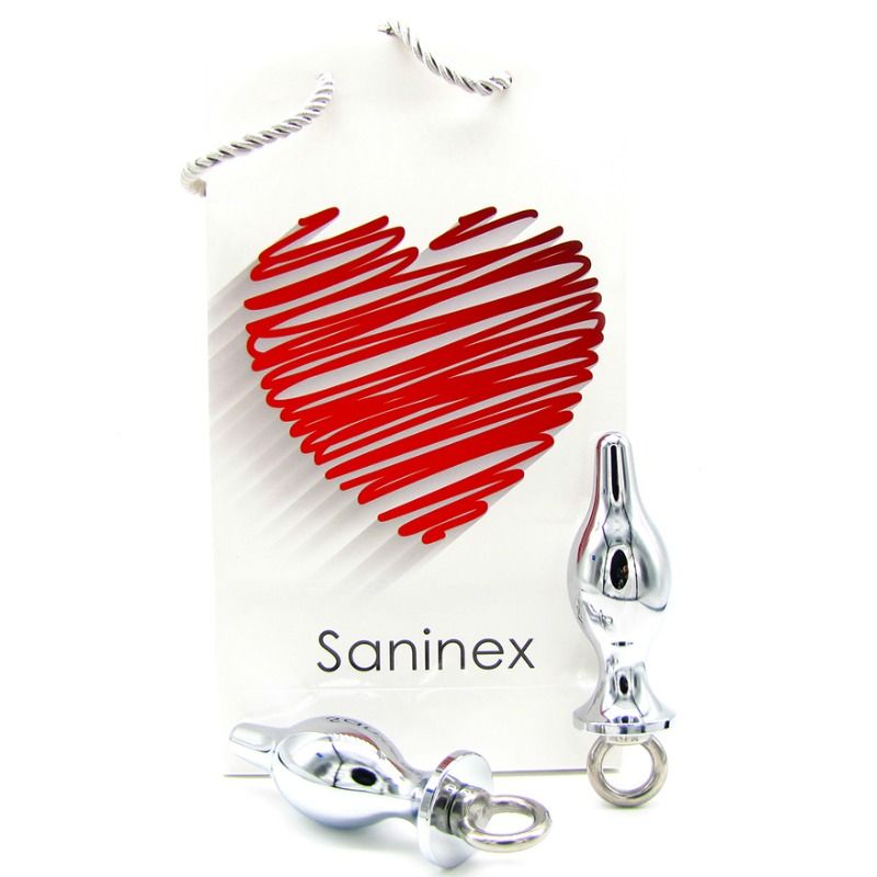 SANINEX SEXTOYS – plug anal métal EXTREME avec anneau