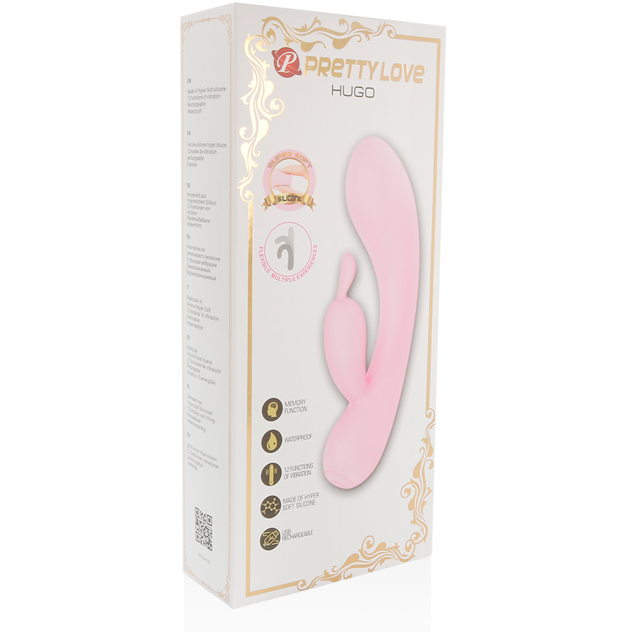 PRETTY LOVE - SMART vibromasseur avec oreilles HUGO lapin