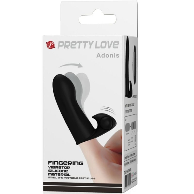 PRETTY LOVE - capuchon de doigt masturbateur vibromasseur ADONIS