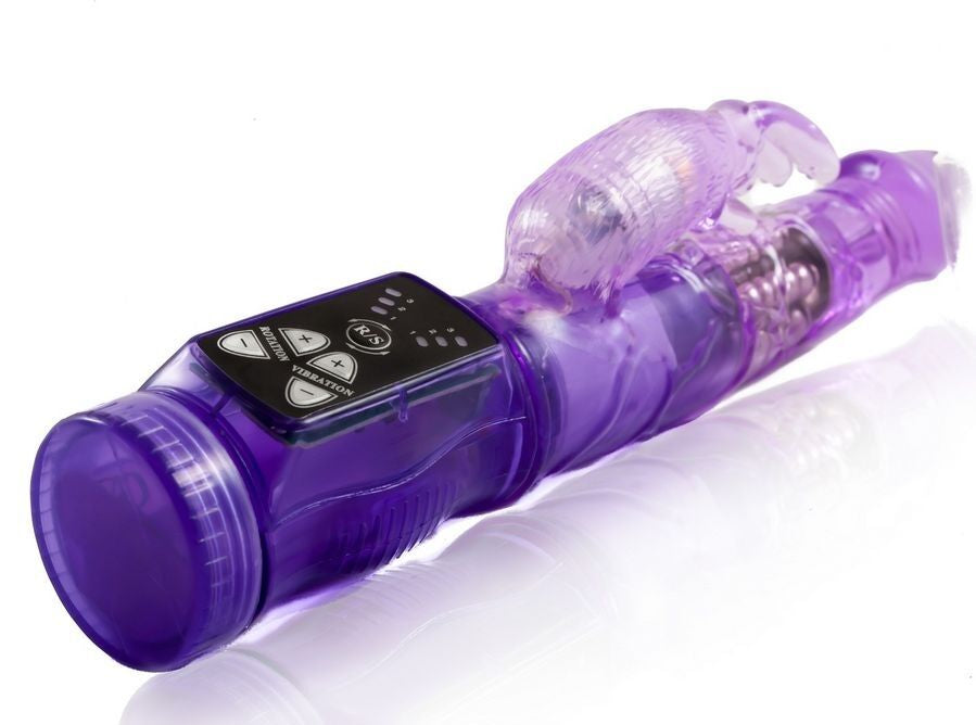 BAILE – HAPPYANGEL mini vibromasseur lapin avec rotation violet