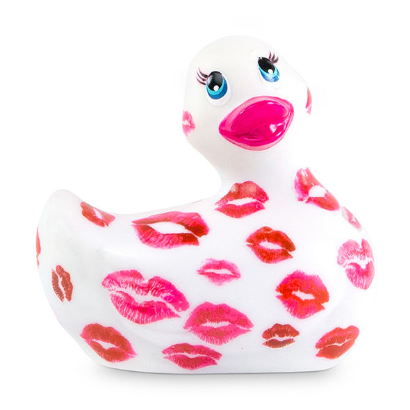 BIG TEASE TOYS - canard vibromasseur étanche 2.0 | ROMANCE (blanc et rose)