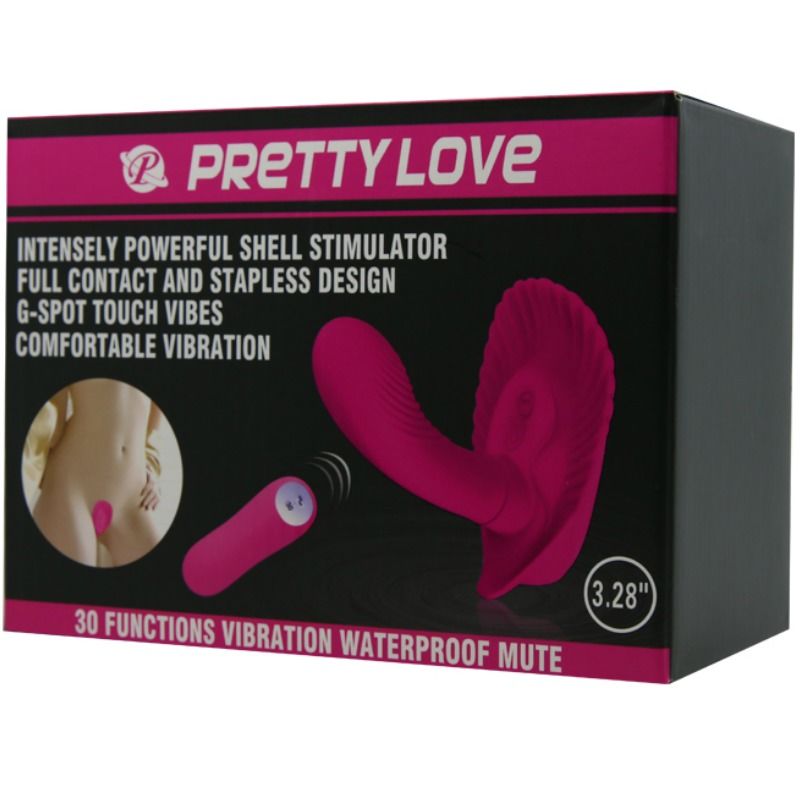 PRETTY LOVE – vibromasseur télécommandé en forme de coquillage